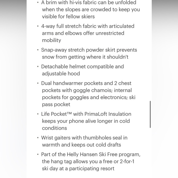 Helly Hansen Men’s Alpha 3.0 Jacket - Picture 10 of 13